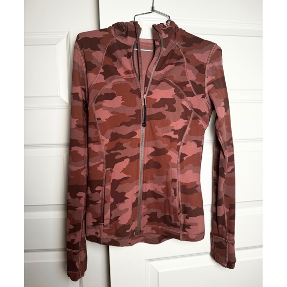 Lululemon Define Hooded Jacket Heritage 365 Camo Deep Coal Multi in Size 6 - Picture 3 of 12